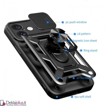 5in1 smūgiams atsparus dėklas su kameros apsauga - juodas (Apple Iphone 16) 5in1 smūgiams atsparus dėklas su kameros apsauga - juodas (Apple Iphone 16)